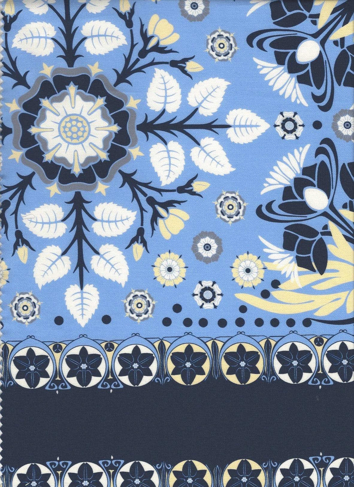 Como Blouse Contrast Print