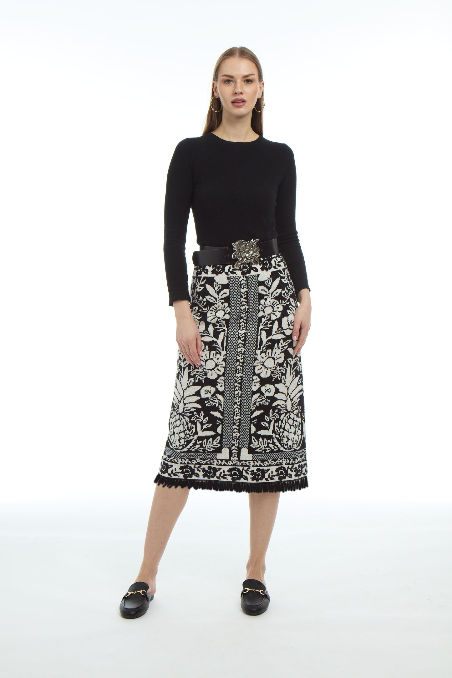 Rhumba Pineapple Knit Skirt