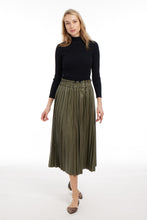 Load image into Gallery viewer, FV23-400 Vegan Pleated Skirt