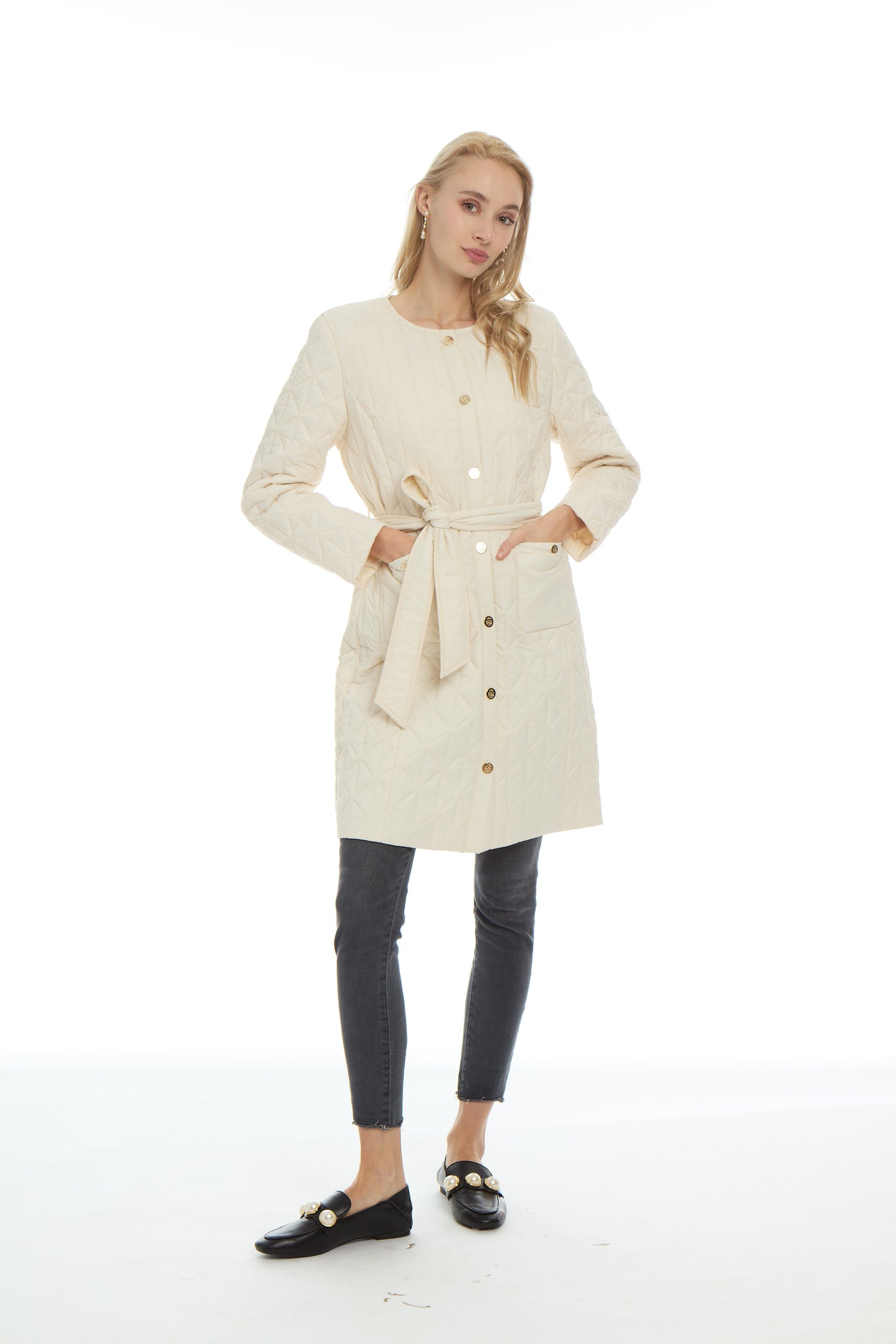 FE24-107 Jackie Belted Coat