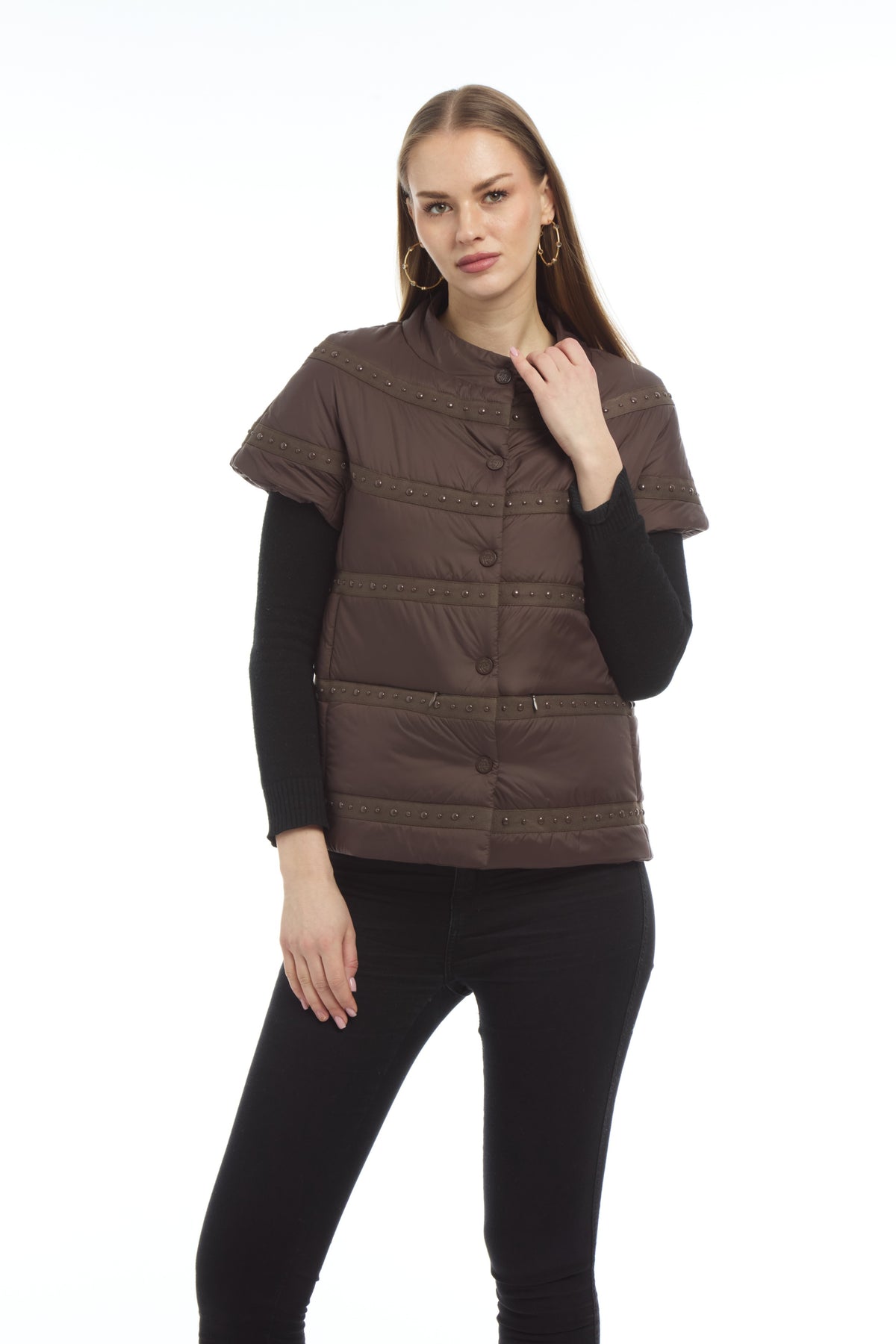 Studded Audrey Vest