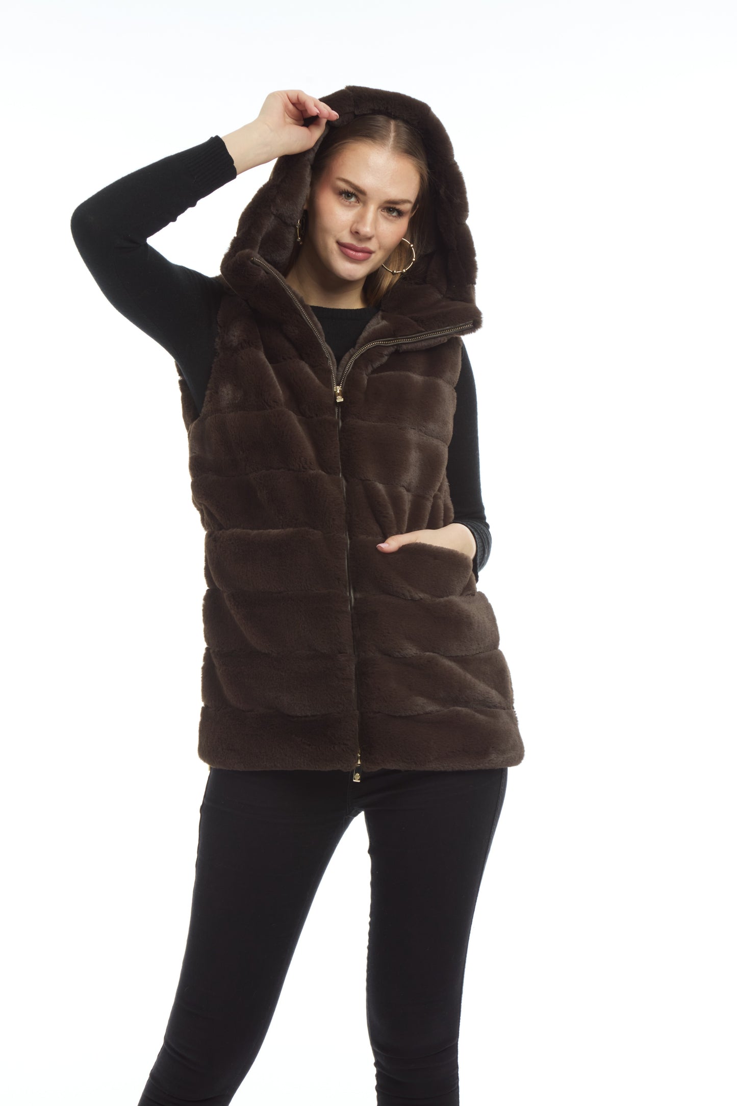 Hooded Lauren Vest