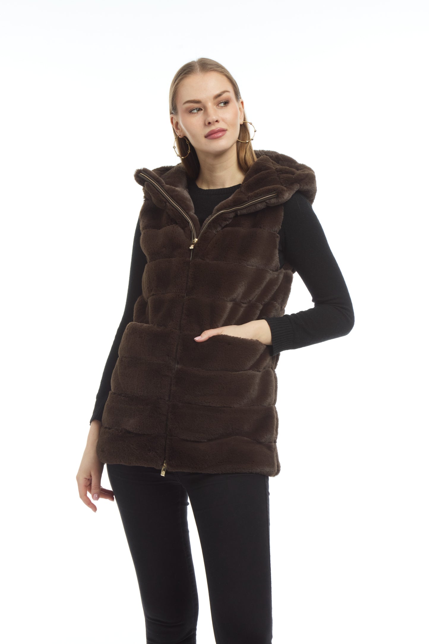 Hooded Lauren Vest