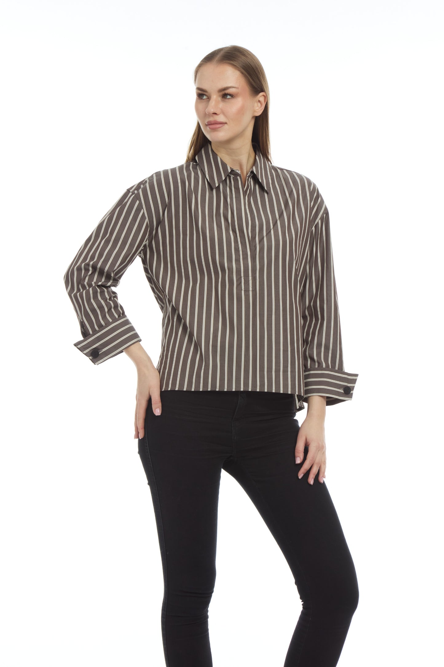 Agnes French Cuff Blouse