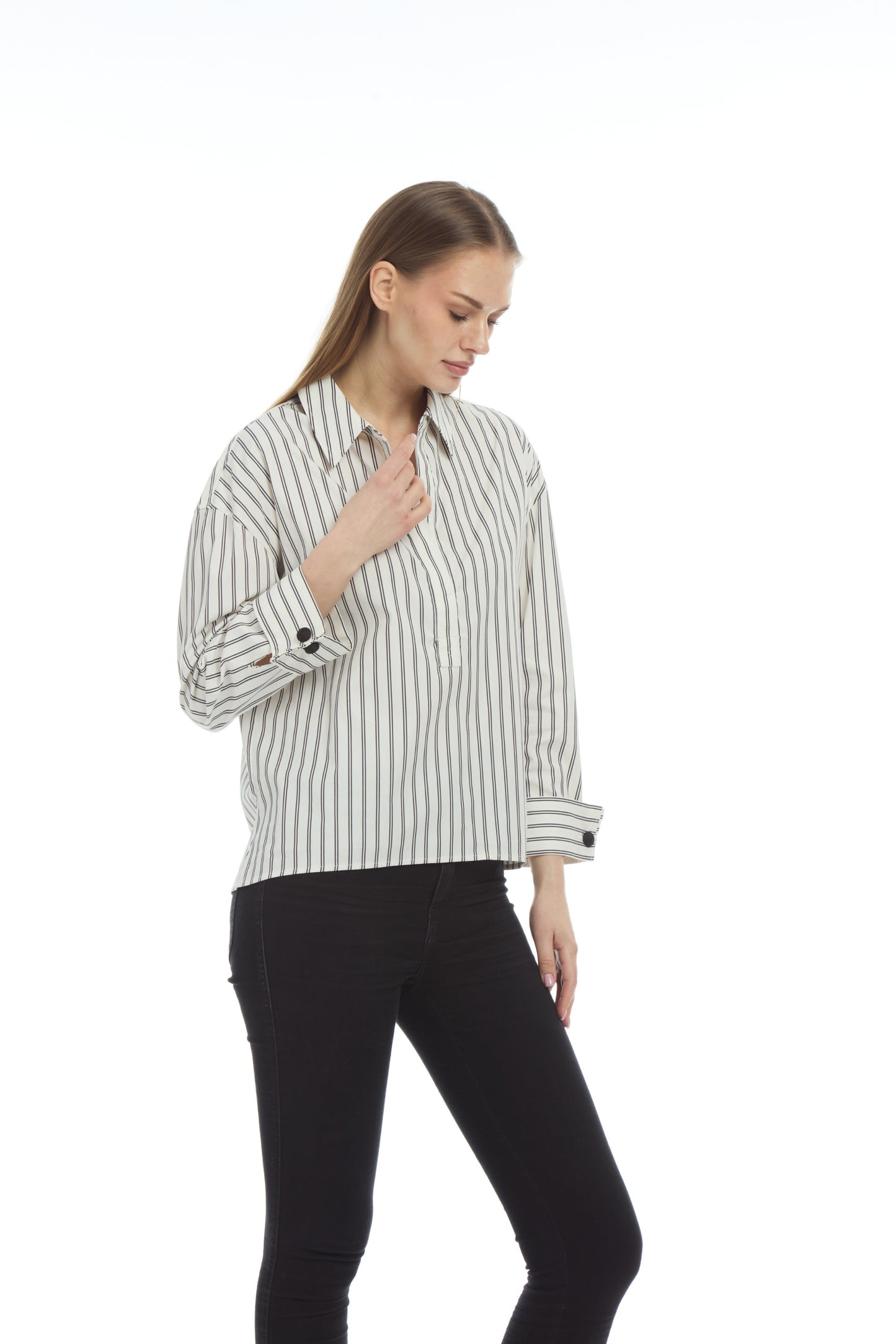 Agnes French Cuff Blouse