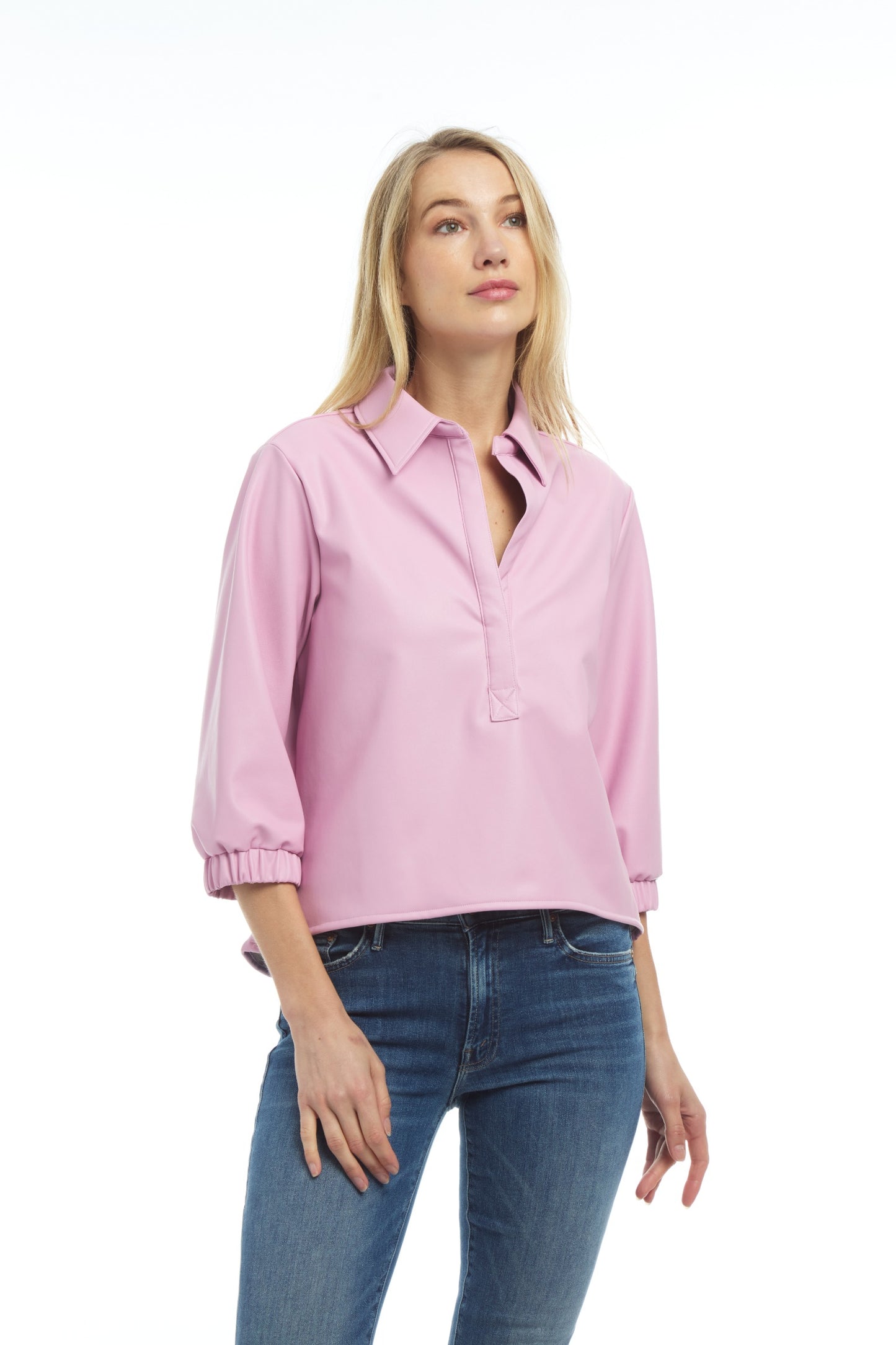3/4" Sleeve Vegan Top