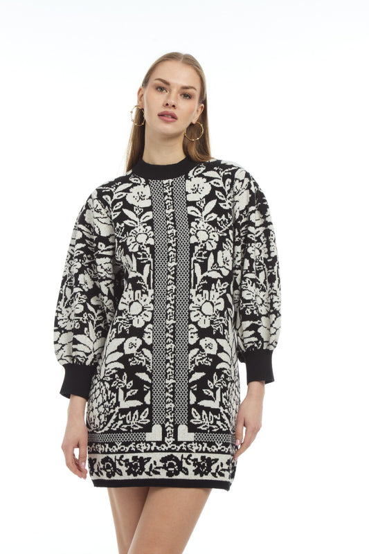 Rhumba Pineapple Knit Dress
