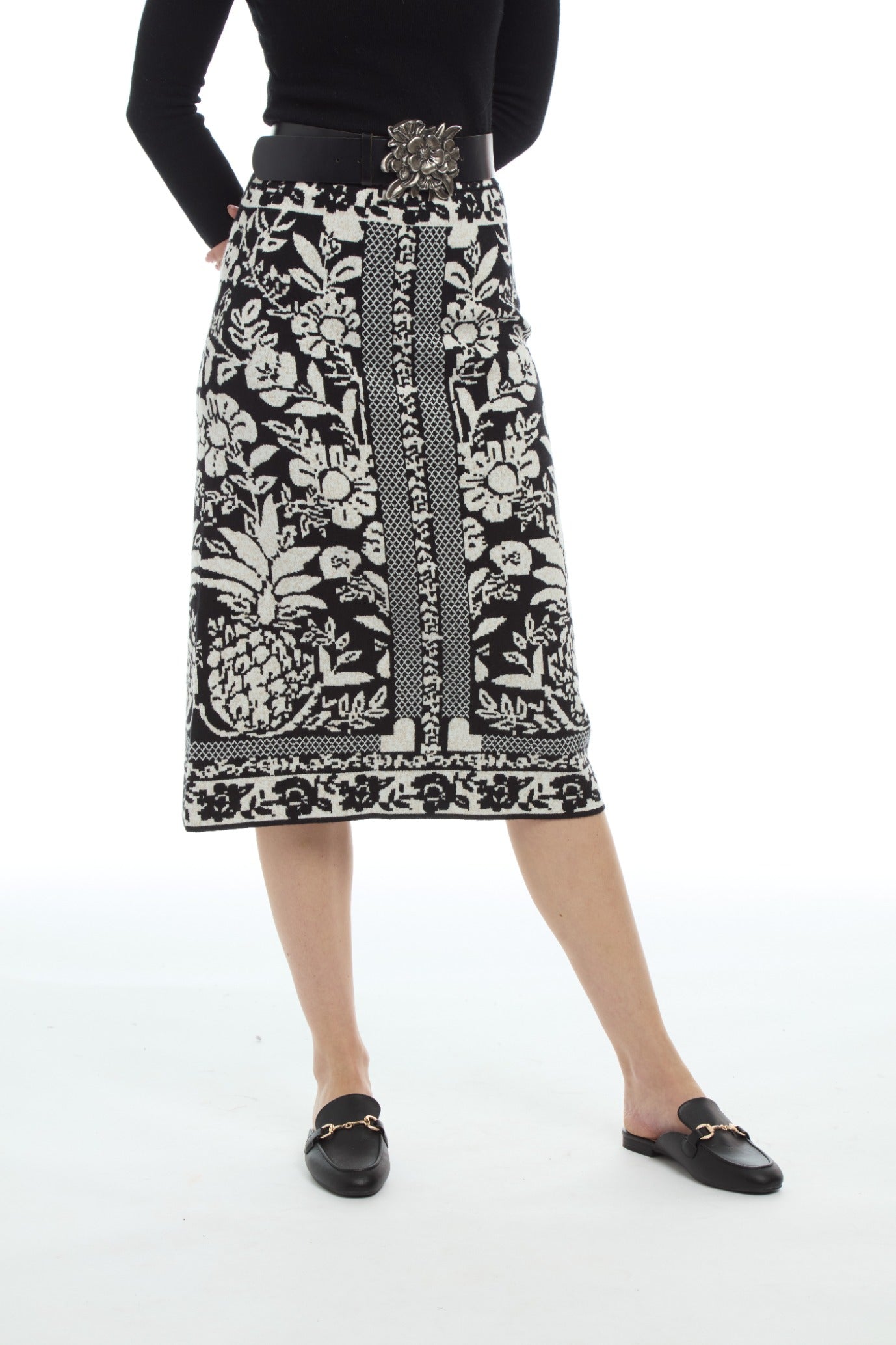 Rhumba Pineapple Knit Skirt