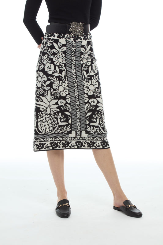 Rhumba Pineapple Knit Skirt
