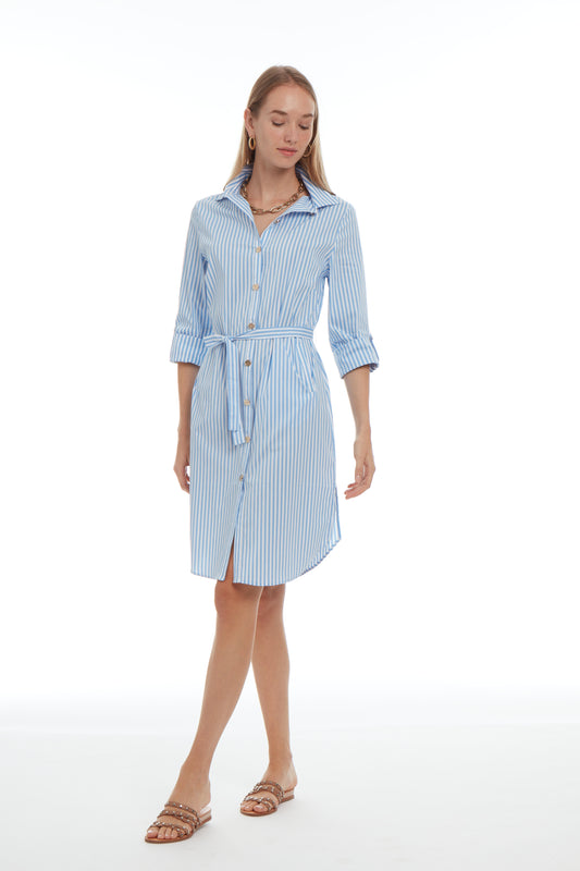 ST24-122 Shirt Tail Dress