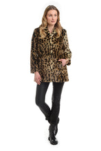 Load image into Gallery viewer, FF19-47L Notch Leopard Coat