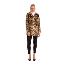 Load image into Gallery viewer, FF20-47L Notch Leopard Coat